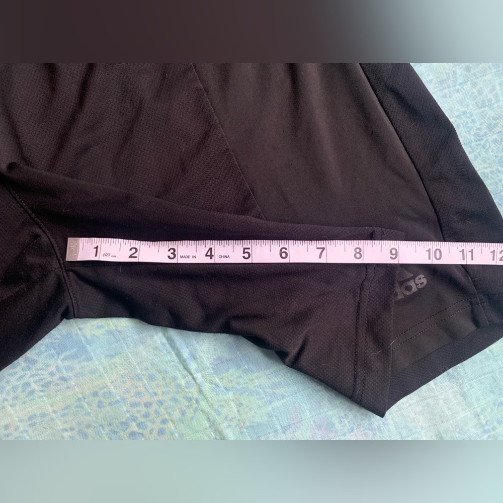 Adidas Men's Aeroready Basketball Club Shorts With Pockets Black/White Large - Picture 7 of 11